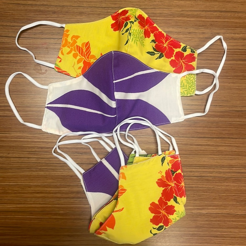 Reversible floral cloth masks (PACK OF 5)